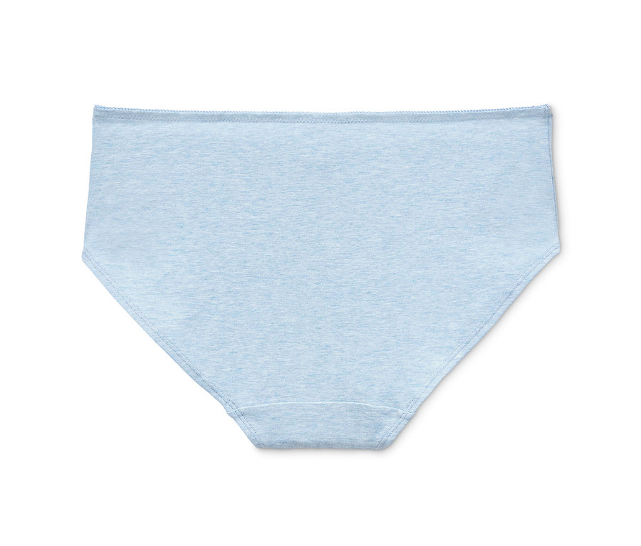 Ein hellblauer Slip.