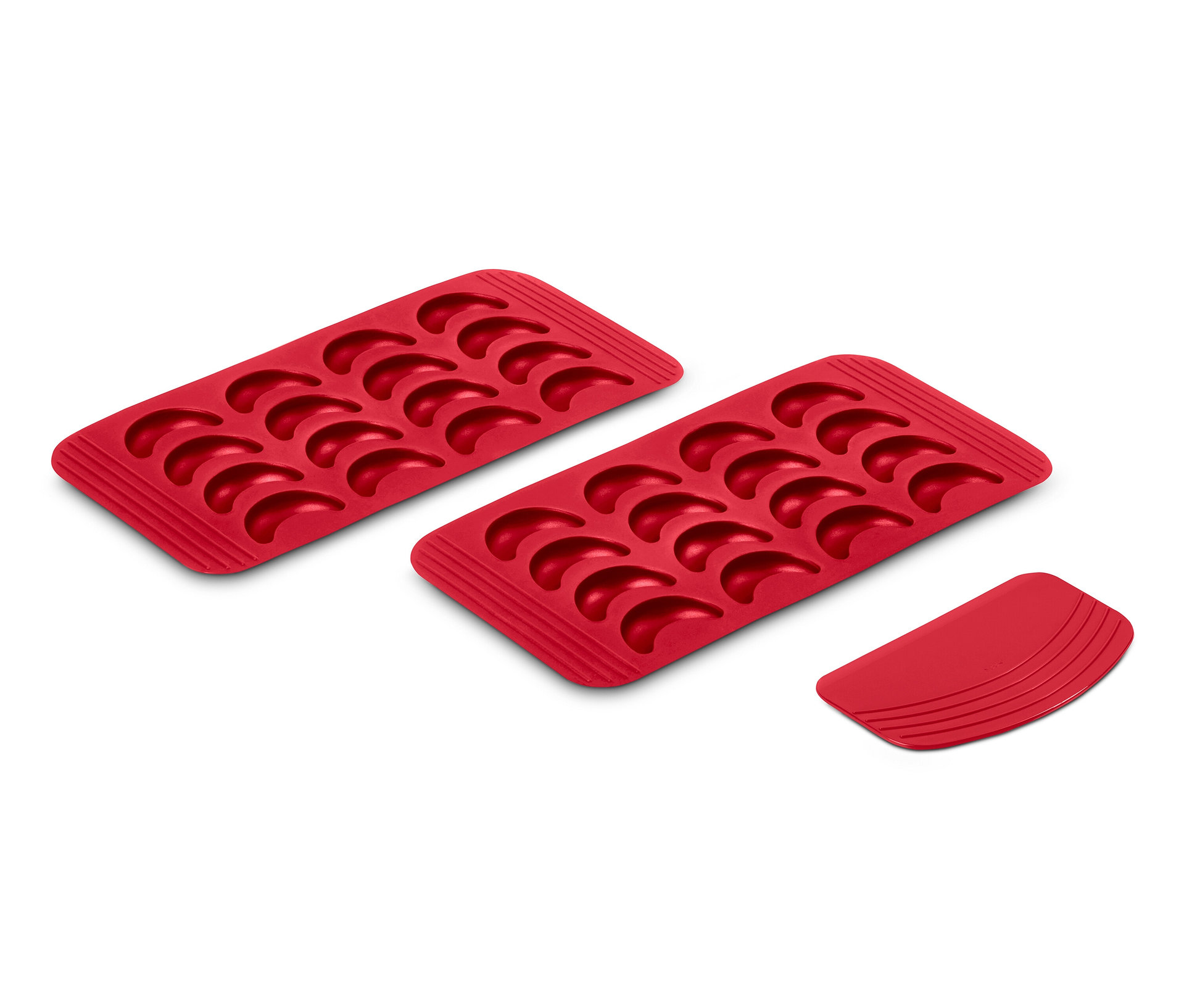 Tchibo - 2 Vanillekipferl-Backmatten - rot