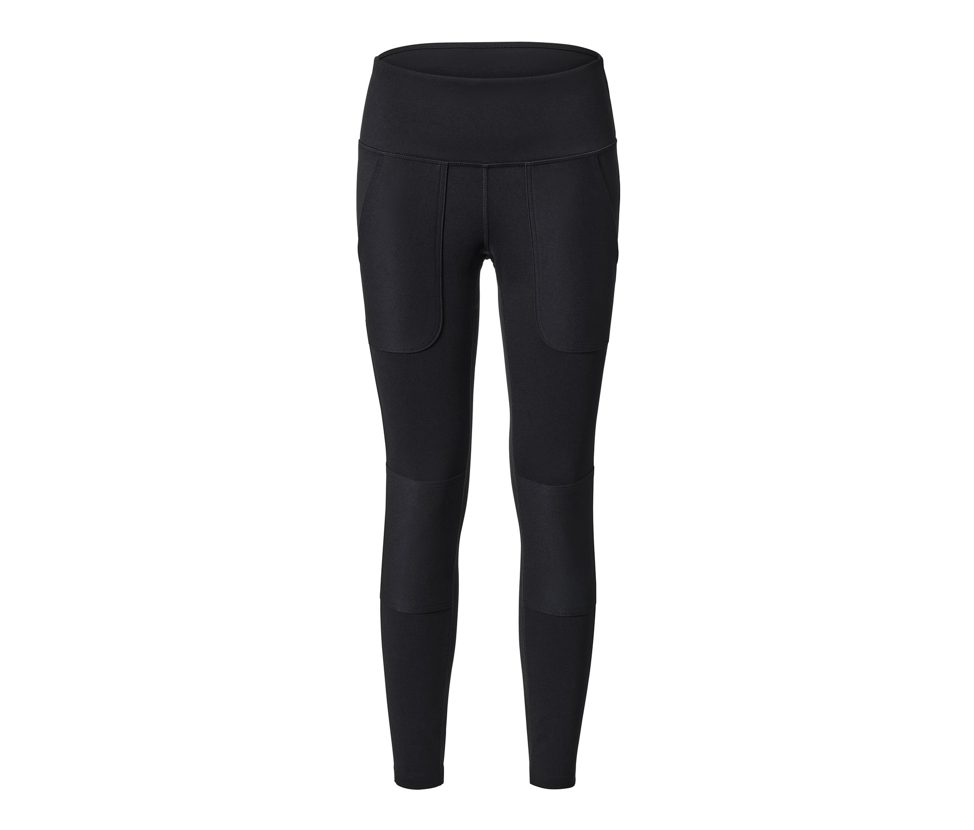Outdoor-Tight - Damen - Gr. S - schwarz - schwarz