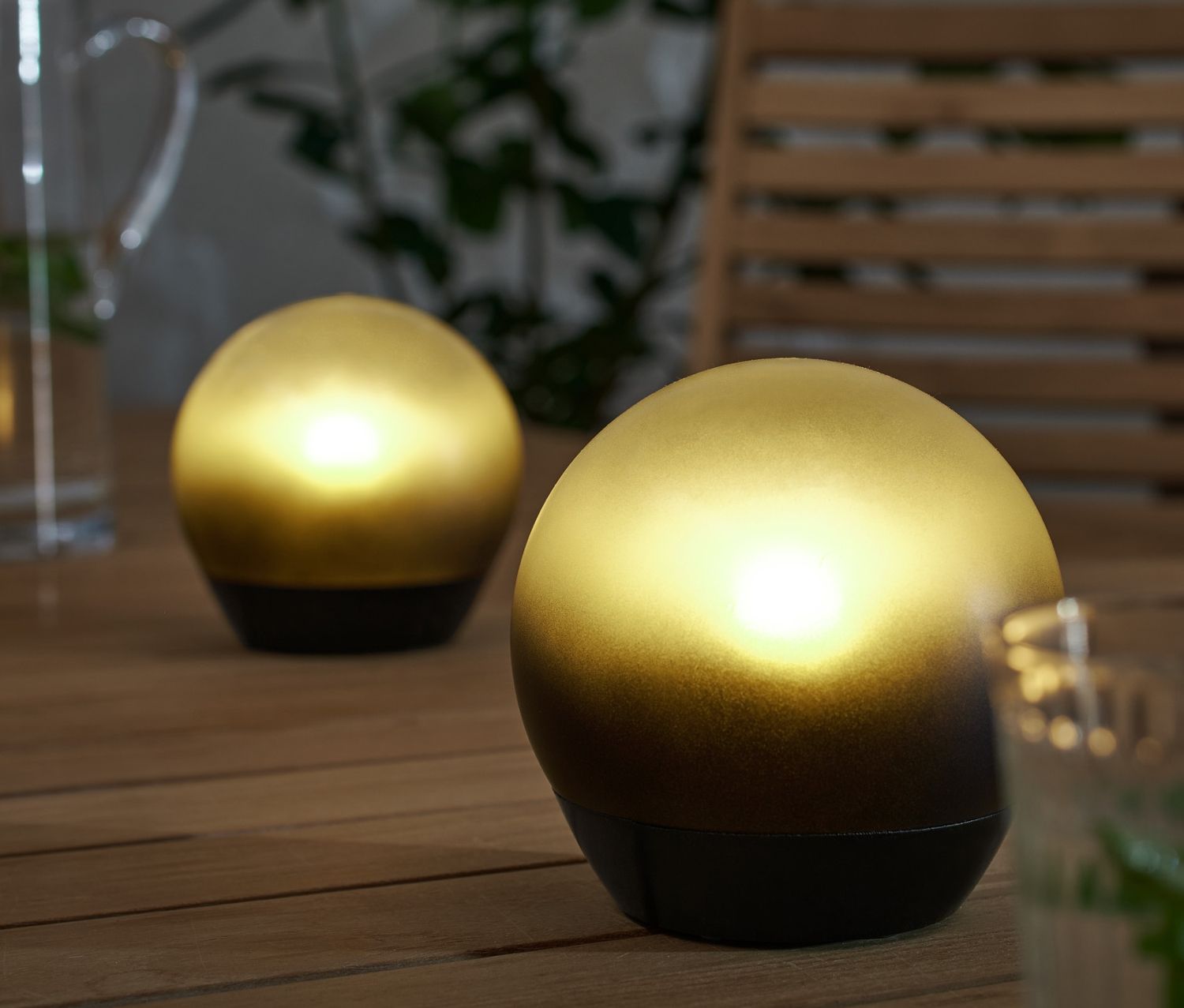 Thumbnail - Tchibo - 2 LED-Kugelleuchten - schwarz