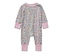 Geblümter Baby-Pyjama.