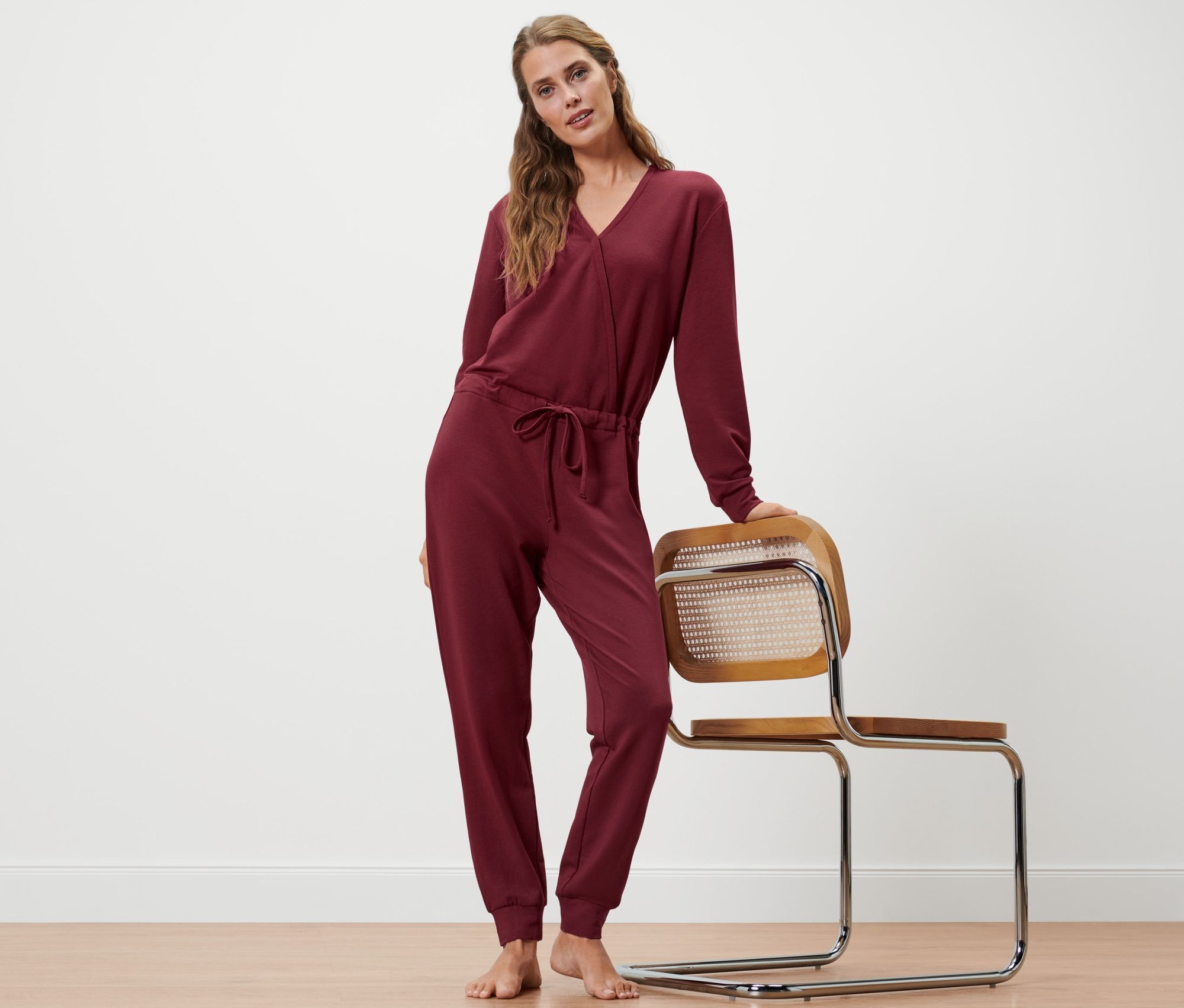 Thumbnail - Tchibo - Loungeoverall - Damen - Gr. S - bordeaux