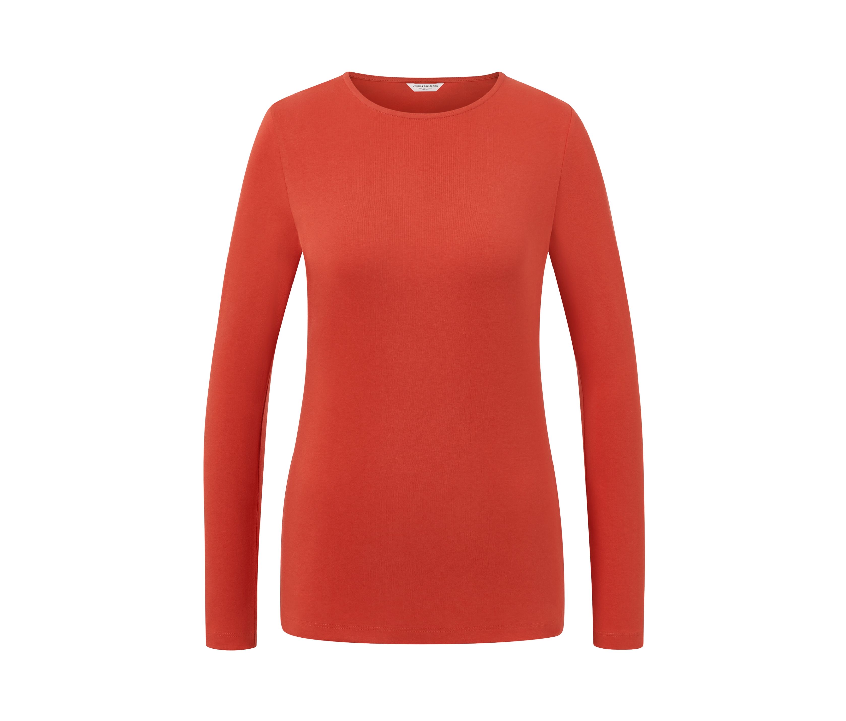 Tchibo - Langarmshirt - Damen - Gr. S - orange
