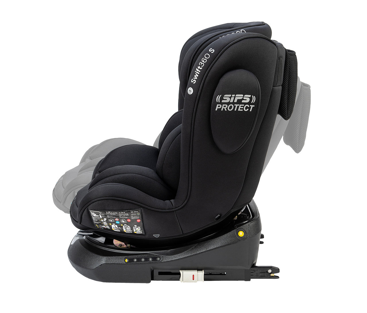 Schwarzer Osann Kindersitz »Swift360 S«.