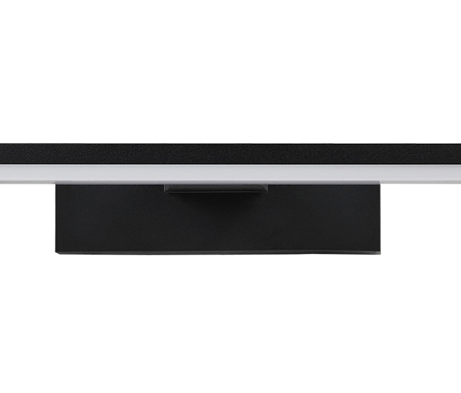 Schwarze Eglo Spiegelleuchte »Pandella 1«, 60 cm.