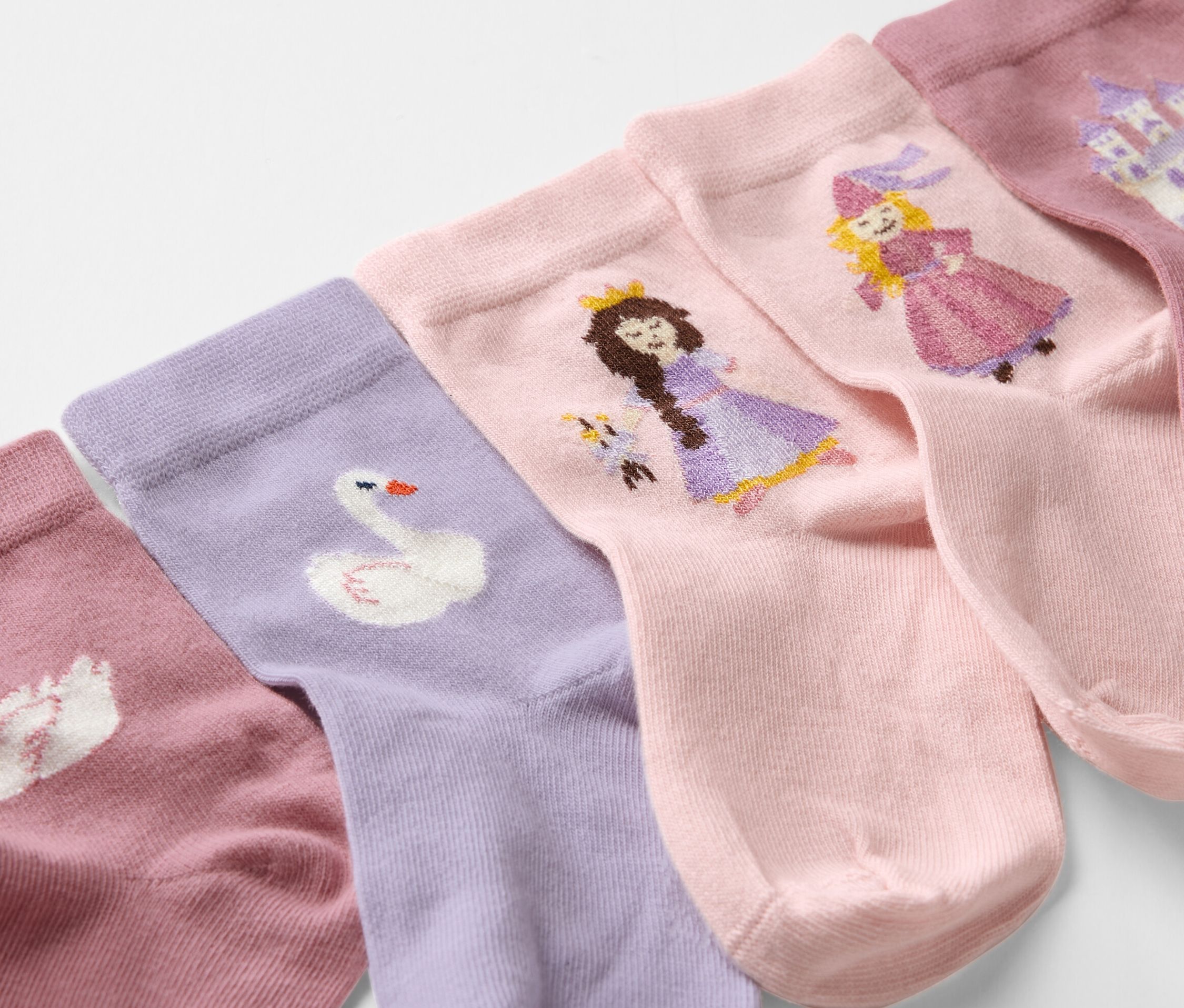 Thumbnail - Tchibo - 7 Paar Kinder-Socken - Damen - Gr. 23-26 - rosa