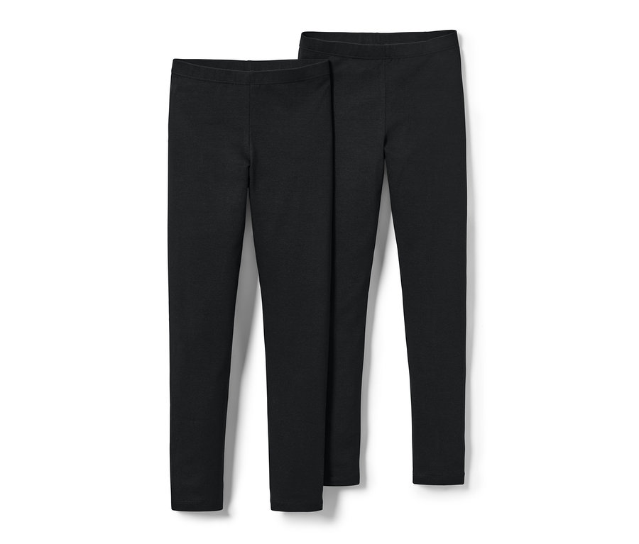 Zwei Kinder-Leggings.