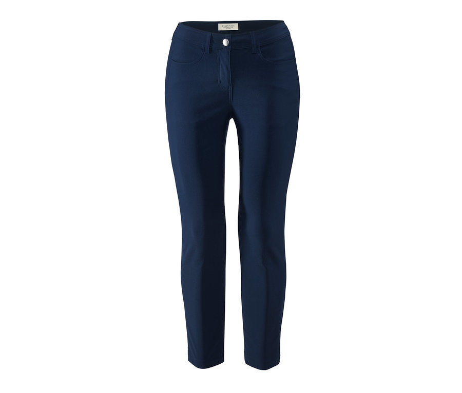 Marineblaue Bengalin-Hose.