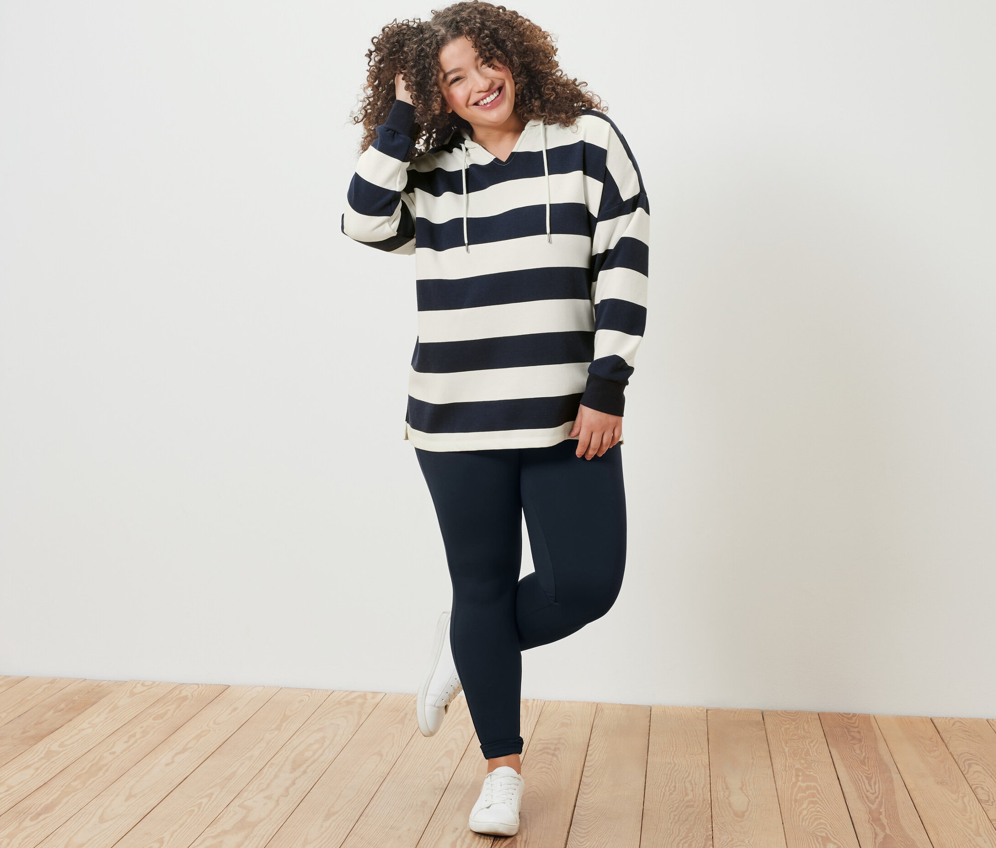 Thumbnail - Tchibo - Heavy-Leggings - Damen - Gr. M - dunkelblau