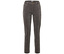 Graue Cordhose mit geradem Schnitt.
