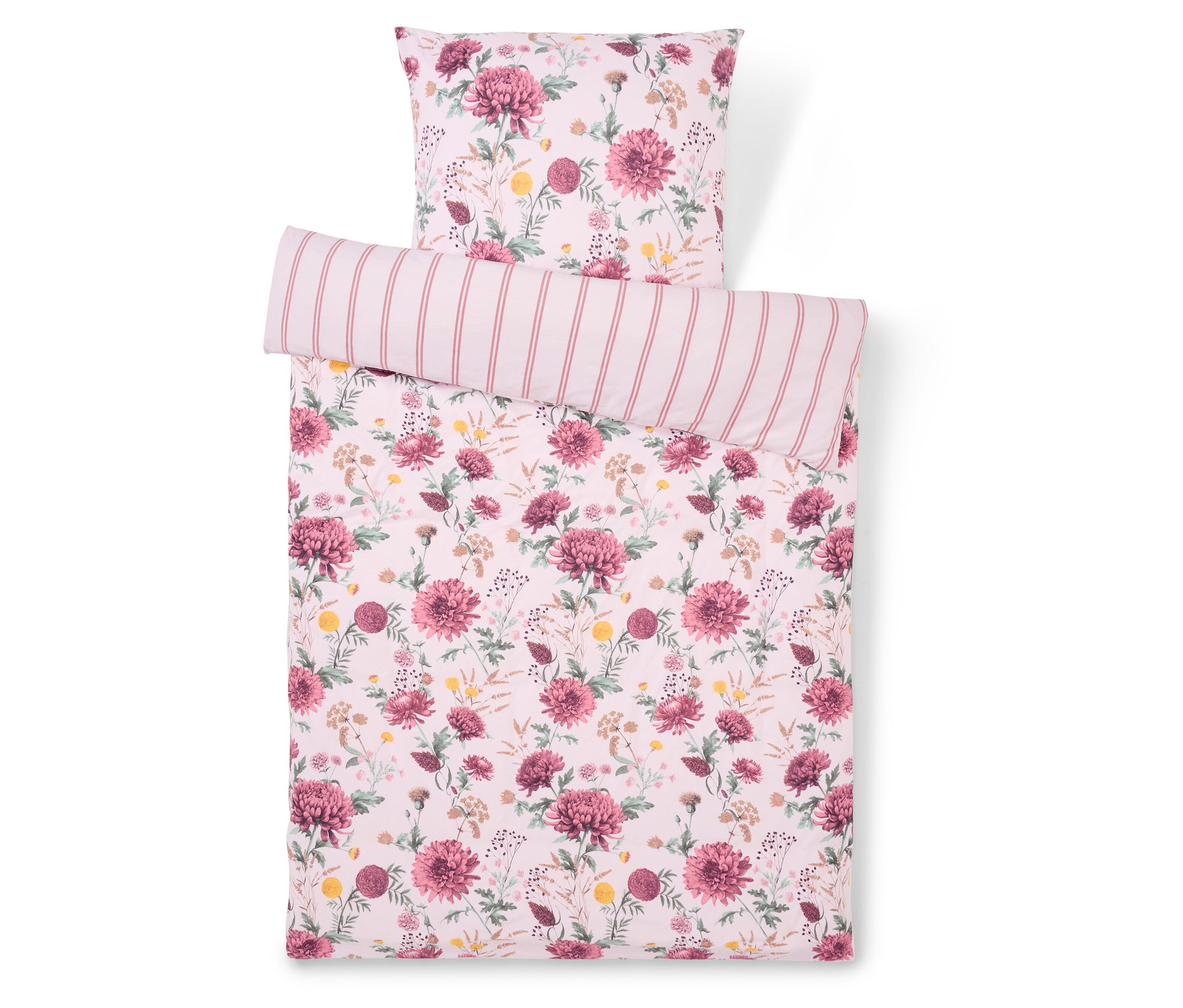 Tchibo - Winterjersey-Bettwäsche - rosa - Baumwolle
