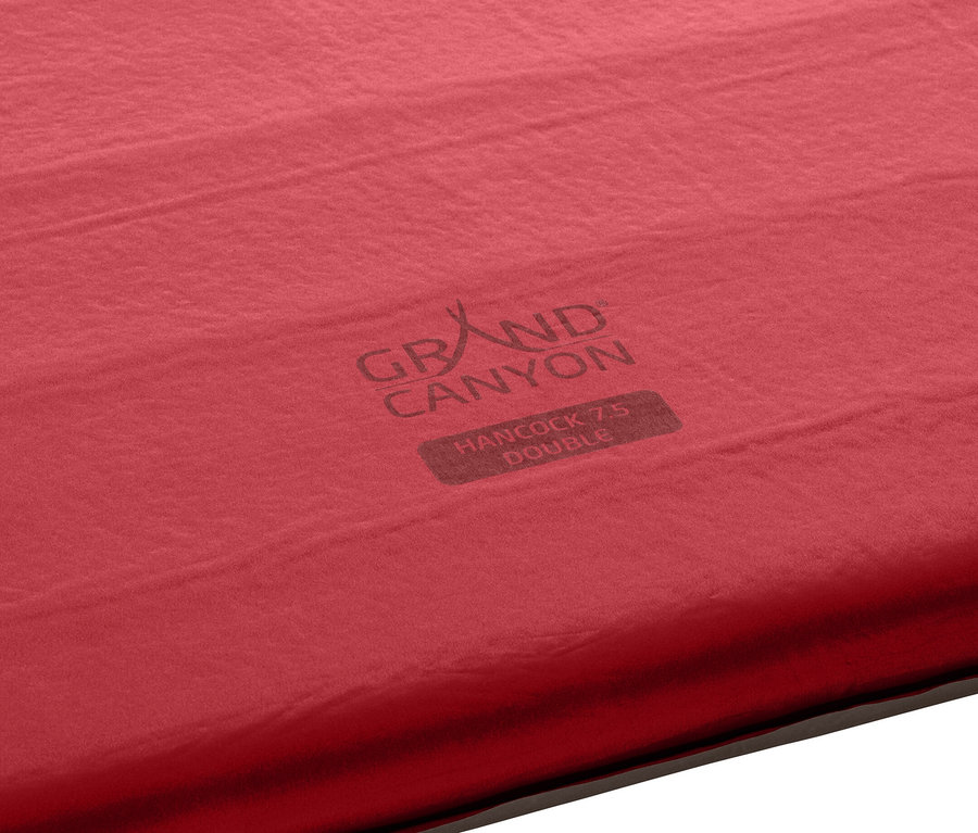 Detailaufnahme der roten Grand Canyon Doppel Isomatte »Hancock 7.5«.