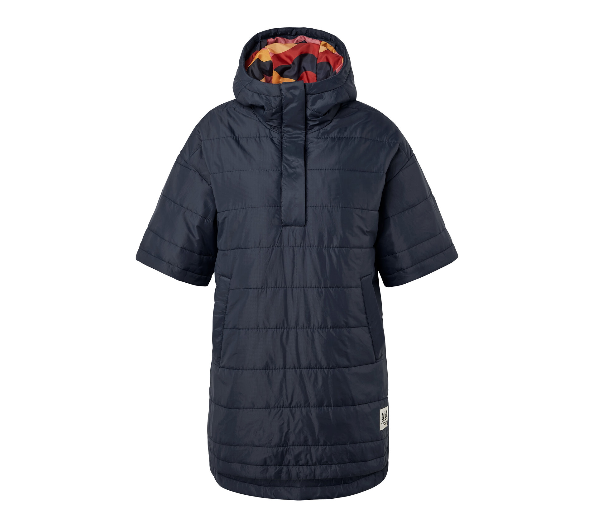 Outdoor-Poncho - Damen - Gr. L/Xl - dunkelblau - dunkelblau