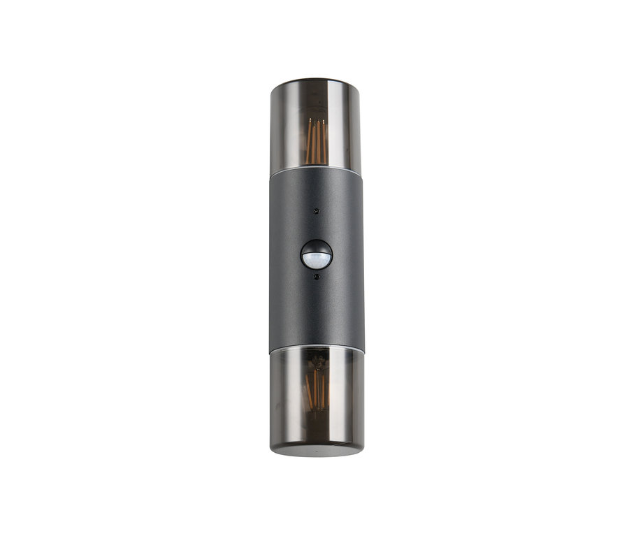 Trio Outdoor-Wandleuchte »Hoosic« in Grau.