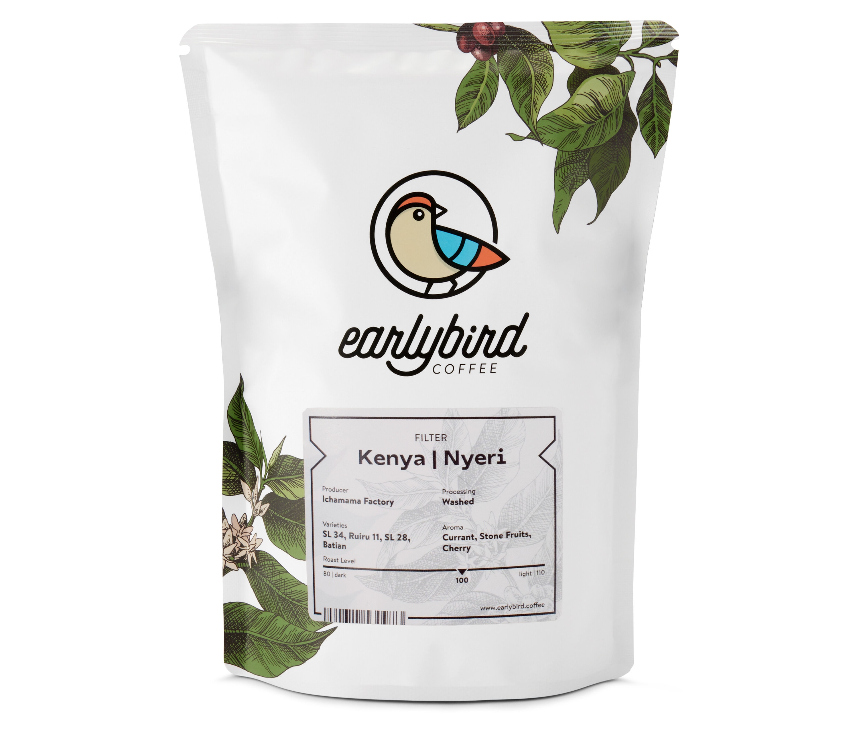 Tchibo - earlybird - Filter Special Edition - 250 g Ganze Bohne - Intensität: 3/6