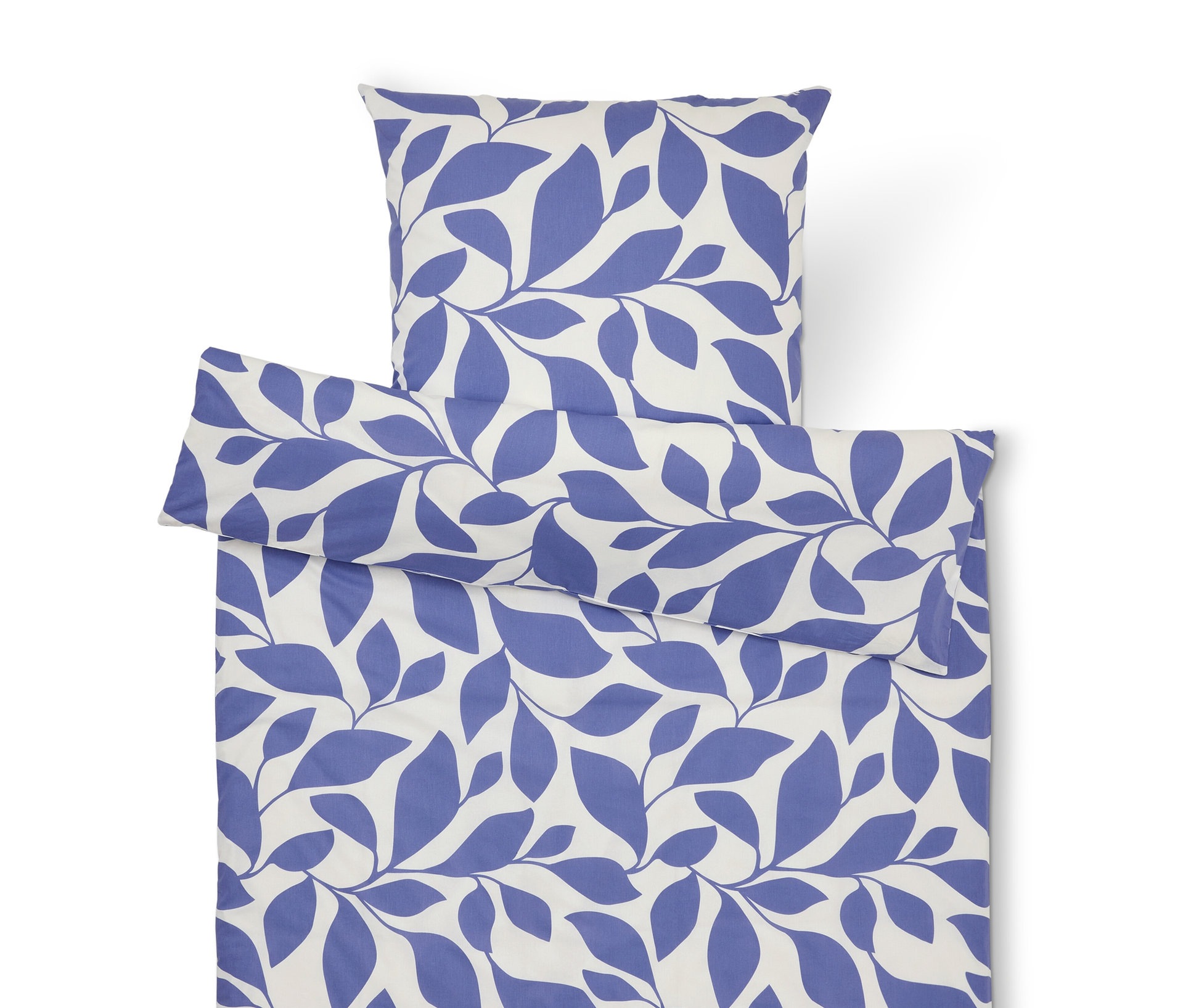 Renforcé-Bettwäsche - blau - blau