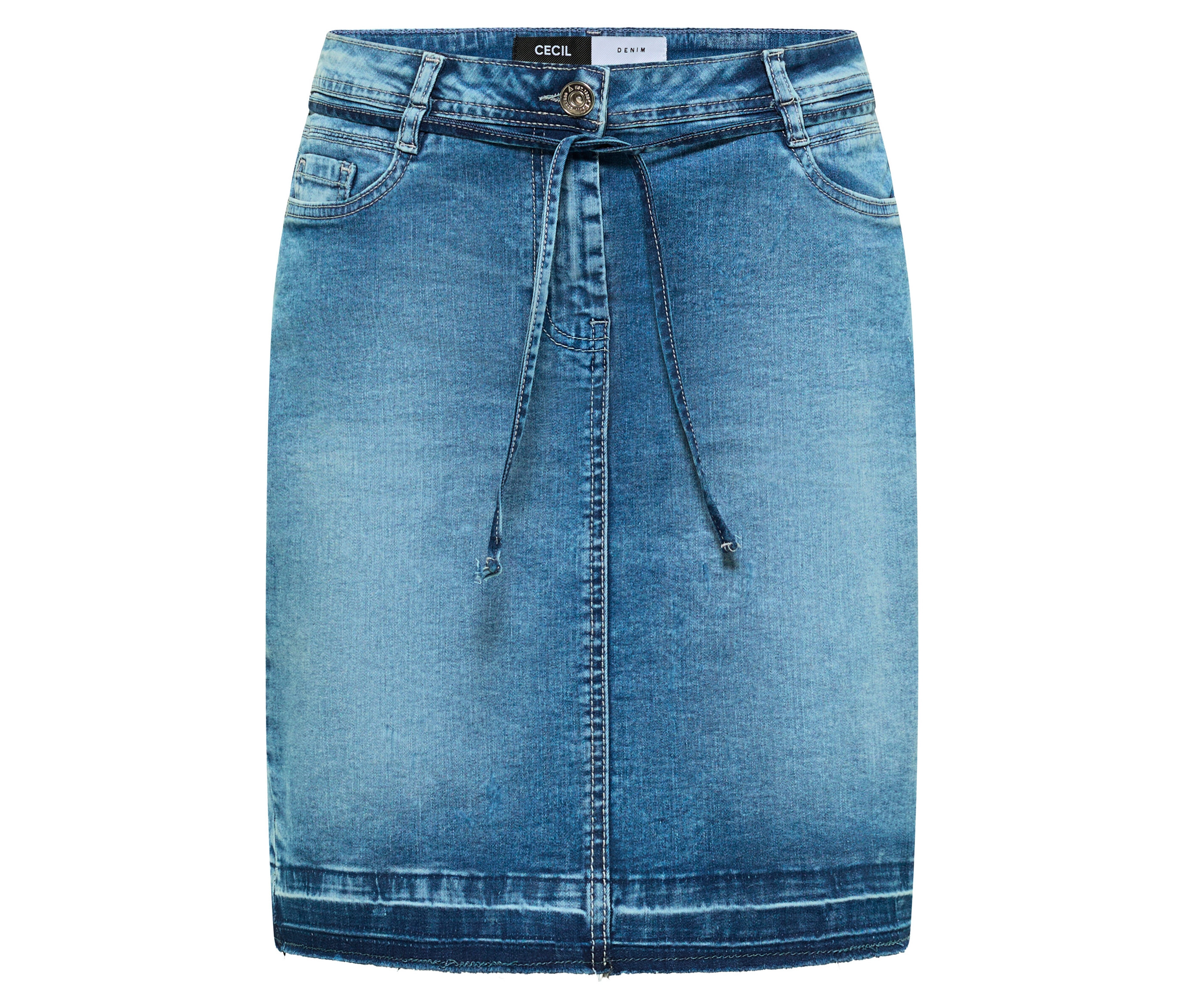 Cecil Jeansrock - Damen - Gr. 34/30 - blau - blau