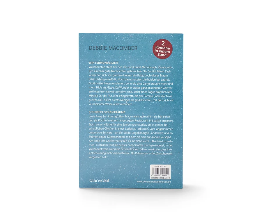 Das Cover des Buches „Doppelroman »Winterwunderzeit« und »Schneeflockenträume«“ von Debbie Macomber.