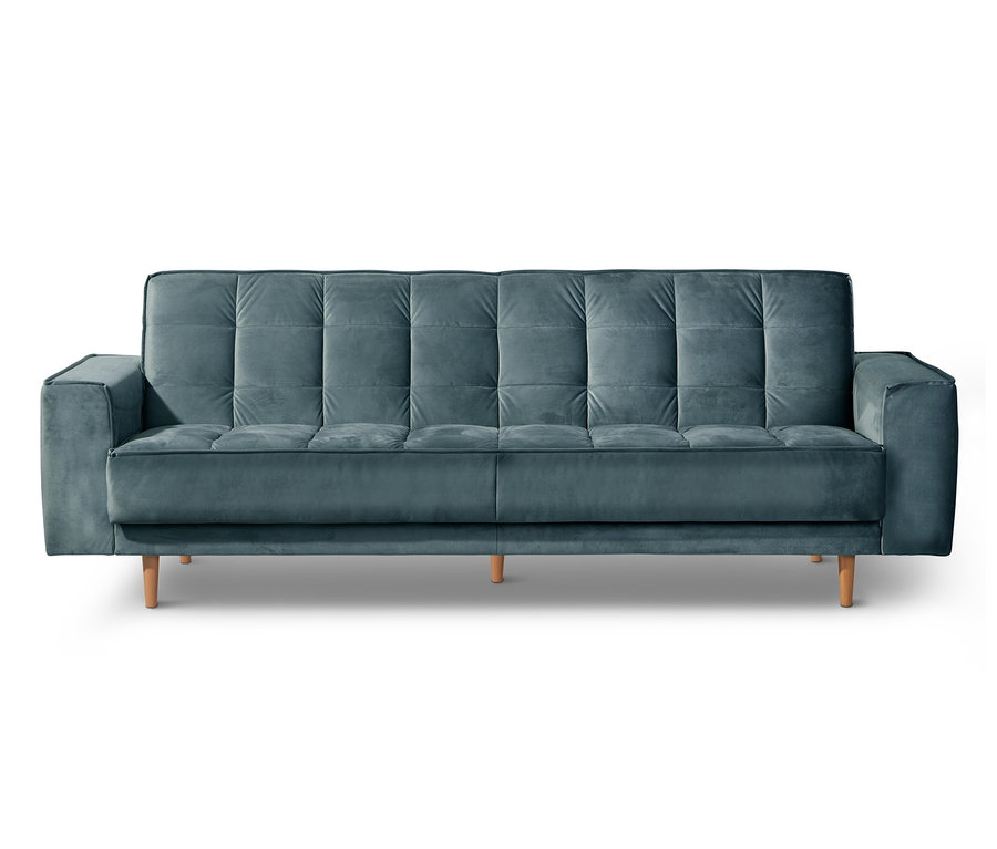 Blaues Max-Winzer®-3-Sitzer-Schlafsofa »Josephine«.