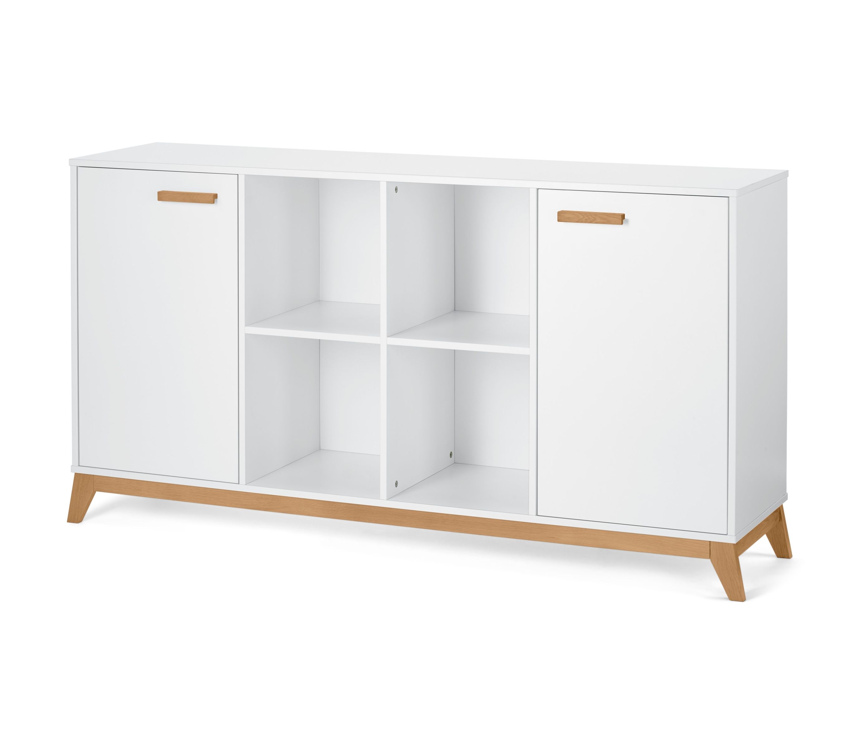 Tchibo - Sideboard - 160,5x42,5x86cm - braun - Holz / Eichenholz