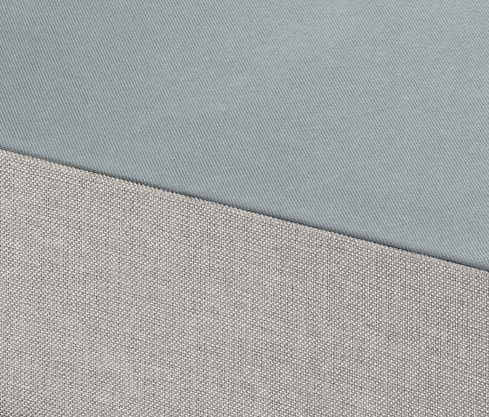 Detailaufnahme von grauen Ordnungsboxen.