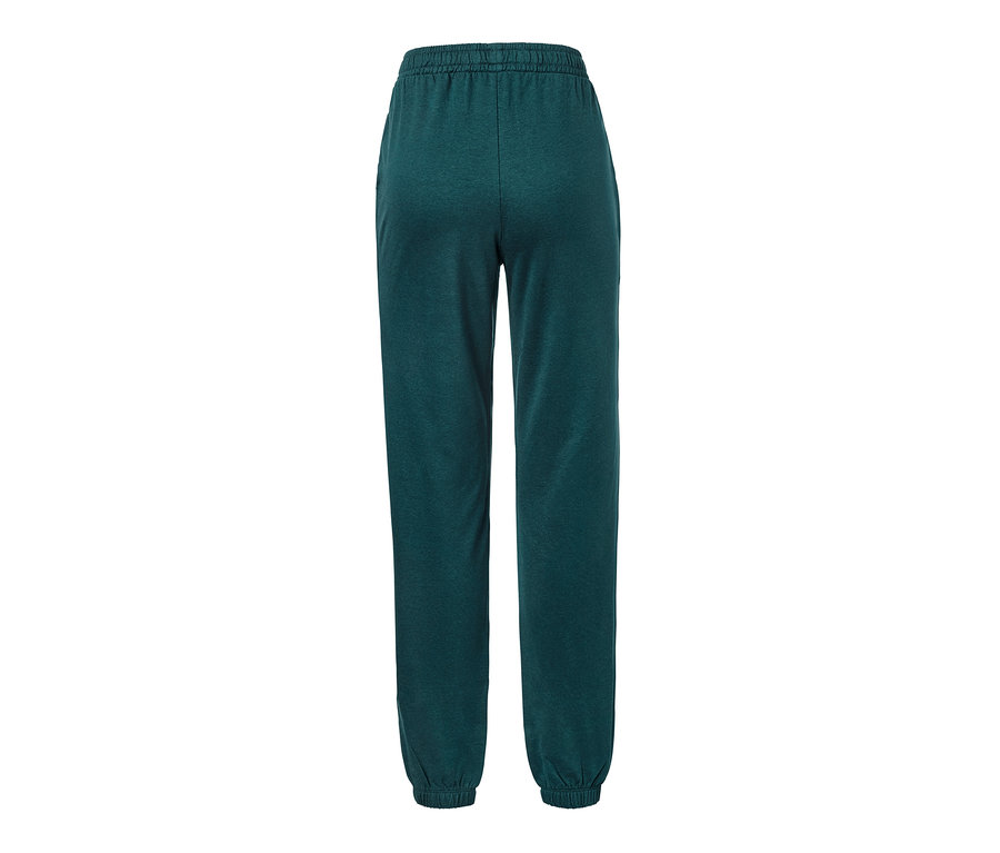 Rückansicht einer grünen Loungewear-Hose.