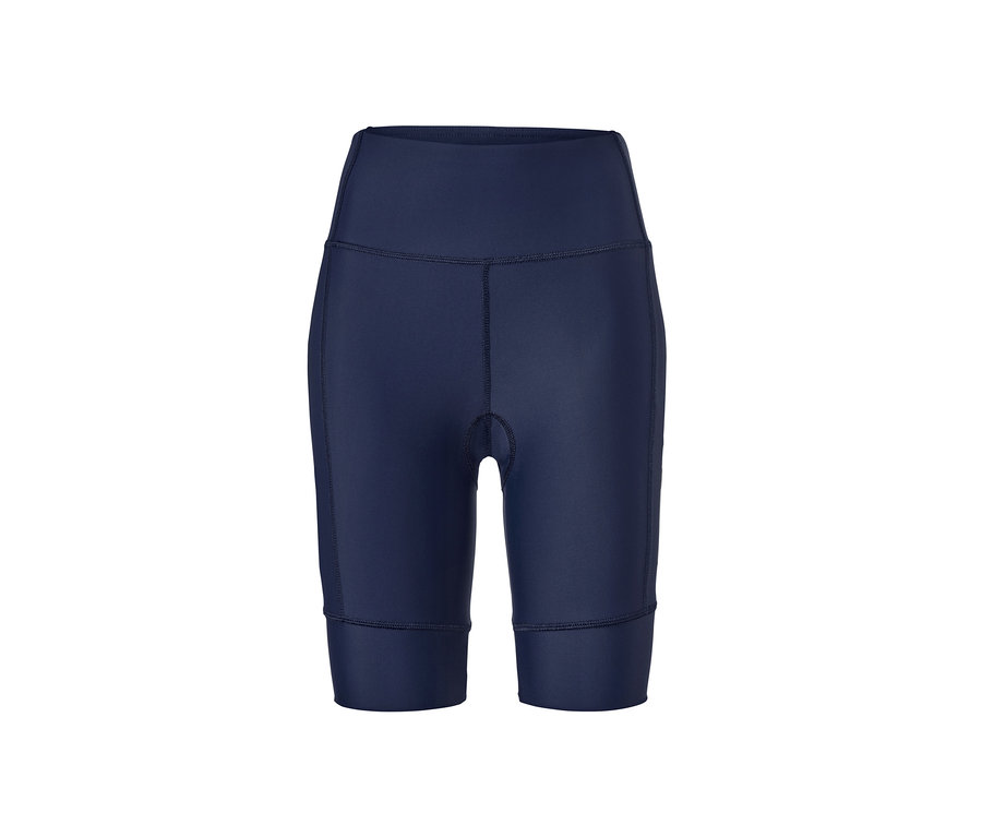 Eine dunkelblaue Fahrradhose.
