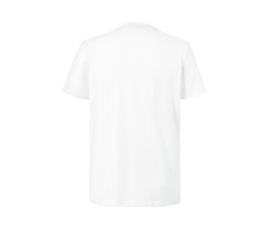 Weißes T-Shirt.