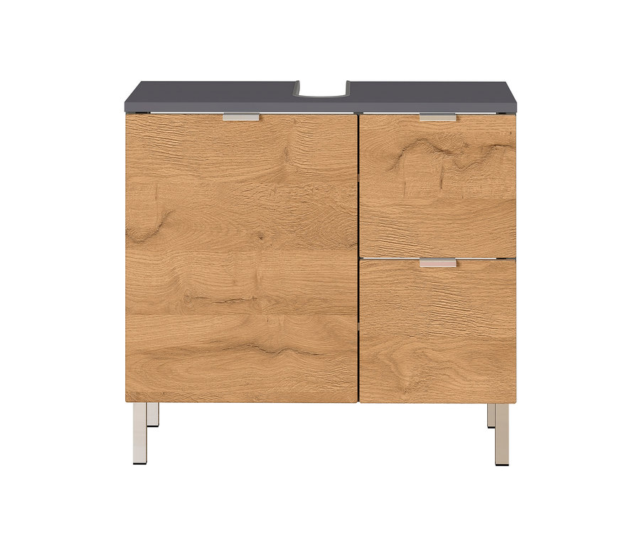 Waschbecken-Unterschrank »Mauresa«, Eichen-Nachbildung/graphit