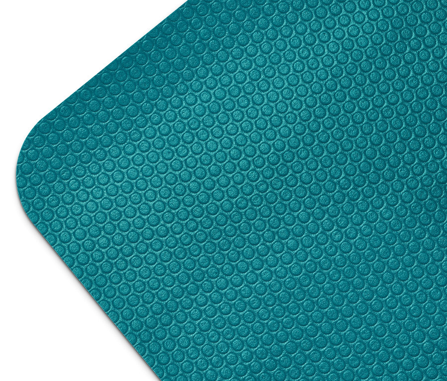 Nahaufnahme einer Yoga-und-Fitnessmatte.