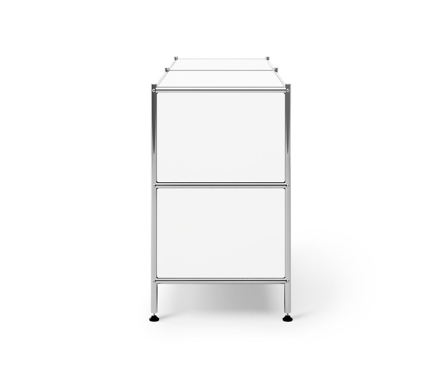 Lowboard Metall »CN3« mit 4 Schubladen, weiß.