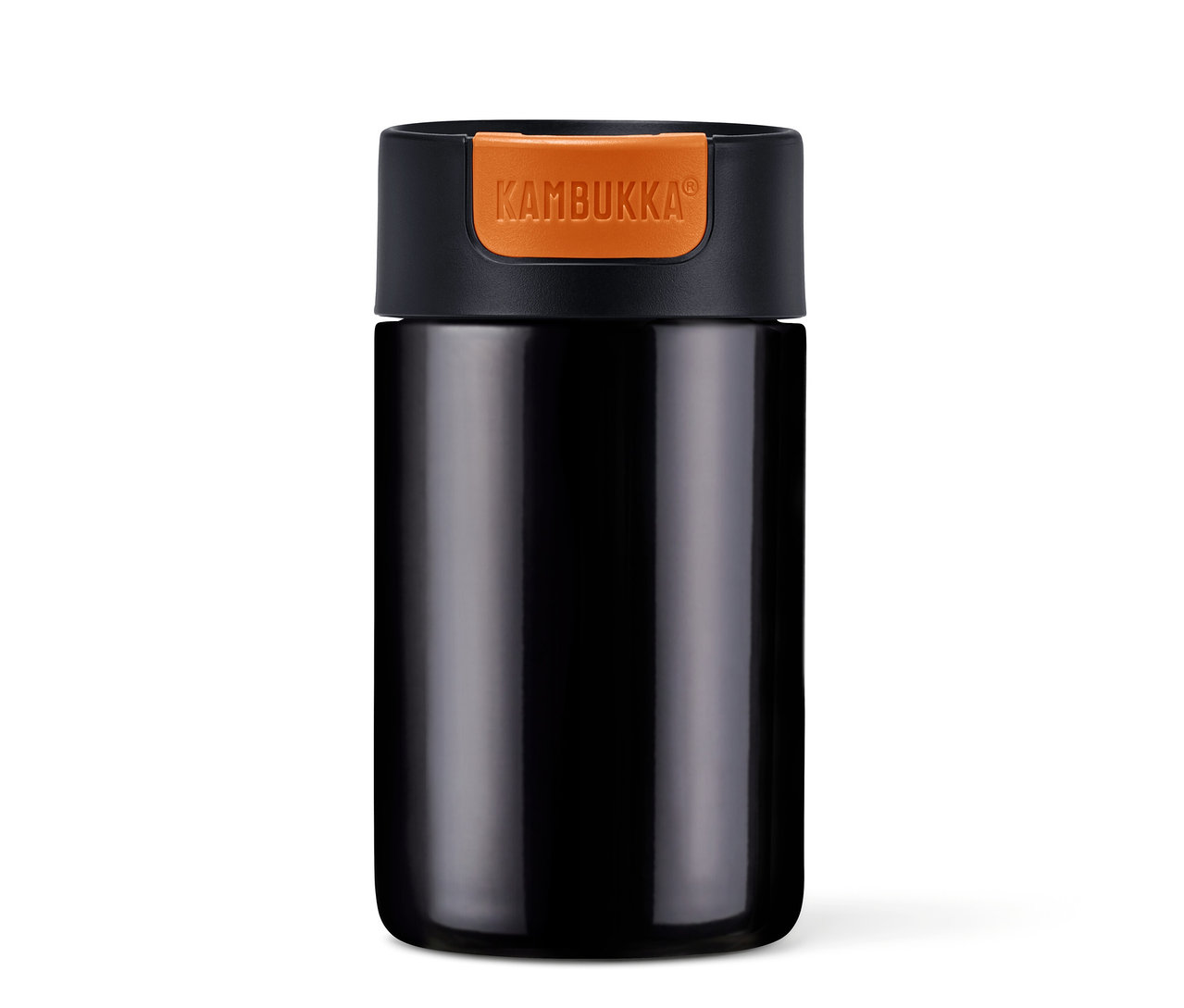 Kambukka To-Go-Becher, Black Chrome.