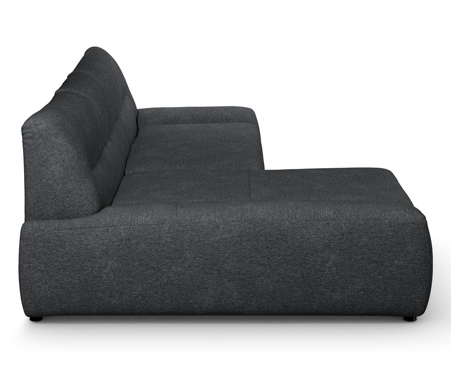 DOMO collection Ecksofa »Cesena«, links, anthrazit.