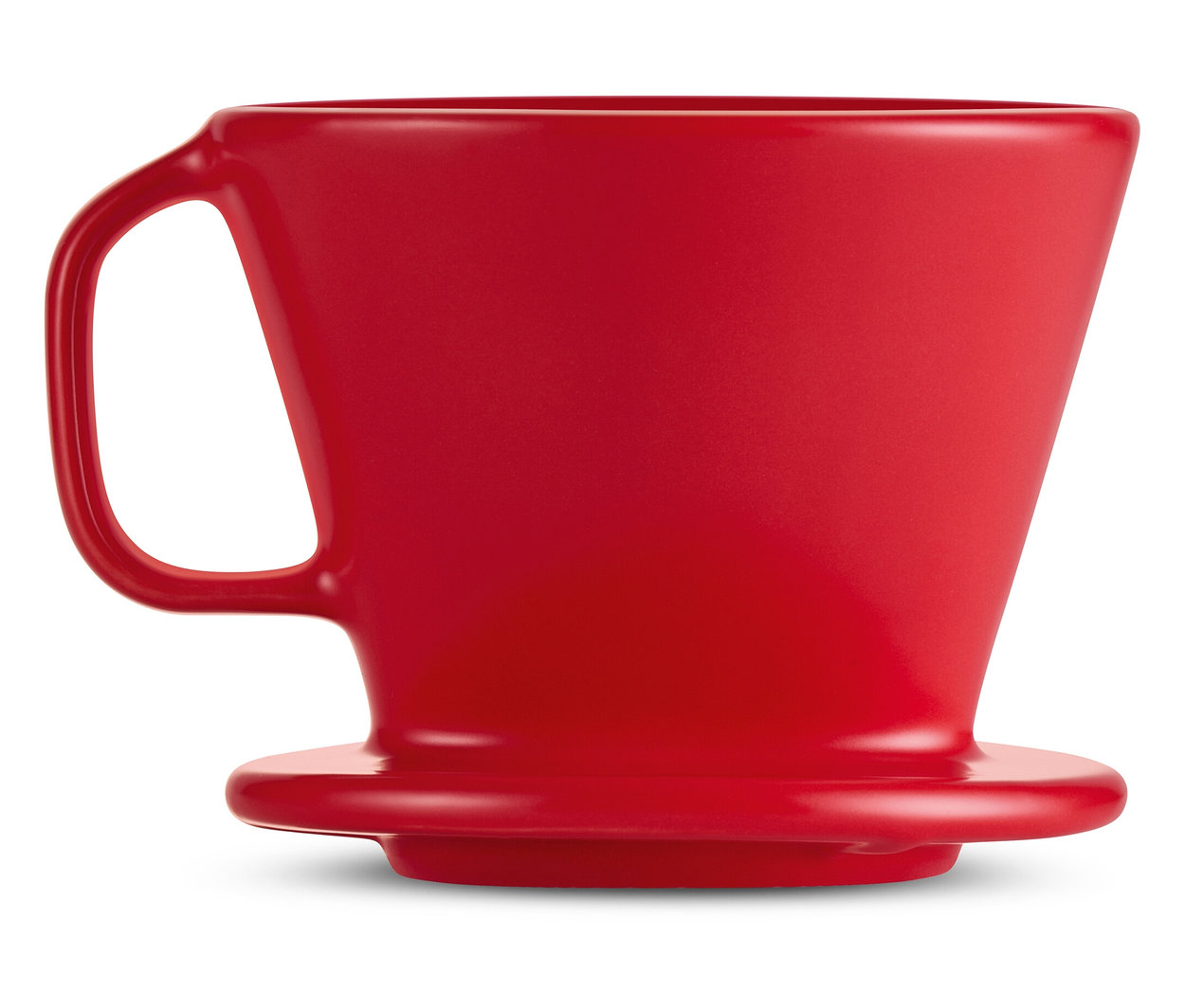 Roter Kaffee Handfilter, Größe 101.