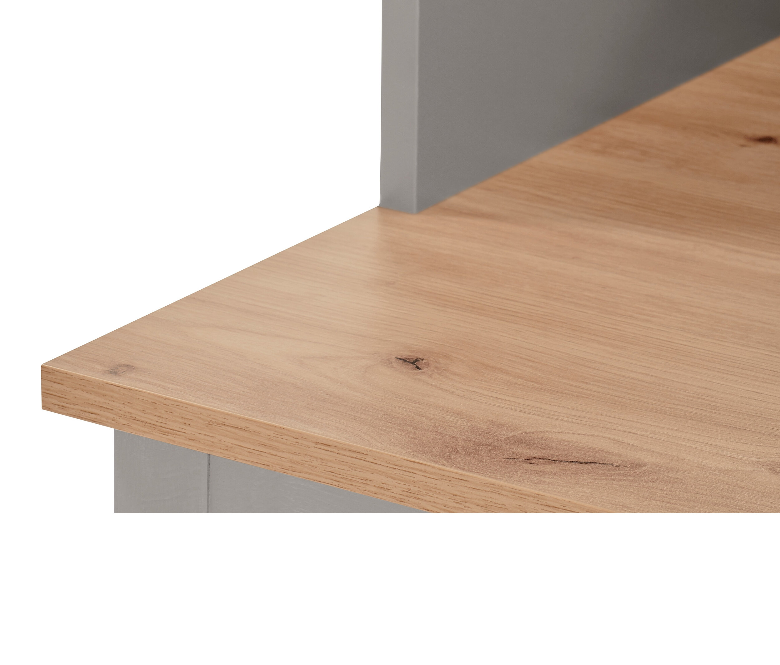 Thumbnail - Tchibo - Sekretär mit seitlicher Umrandung - 100x60x93,5cm - braun - Holz / Buchenholz