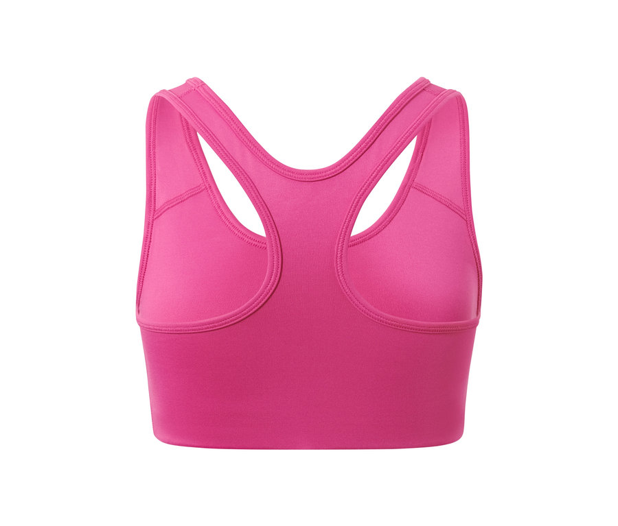 Detailansicht eines pinken Sport-Bustiers aus einem 2er Set.