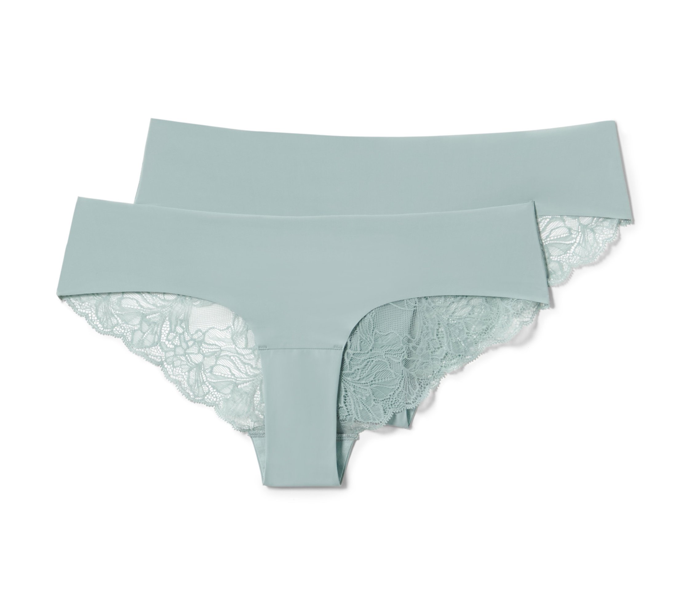 Tchibo - 2 Magic-Cut-Brazil-Slips - Damen - Gr. M - blau