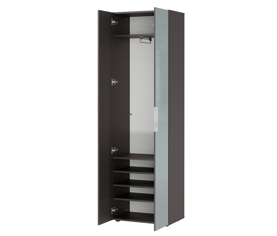 Offener Kleiderschrank »Nordlia« mit Regalen und Kleiderstange.