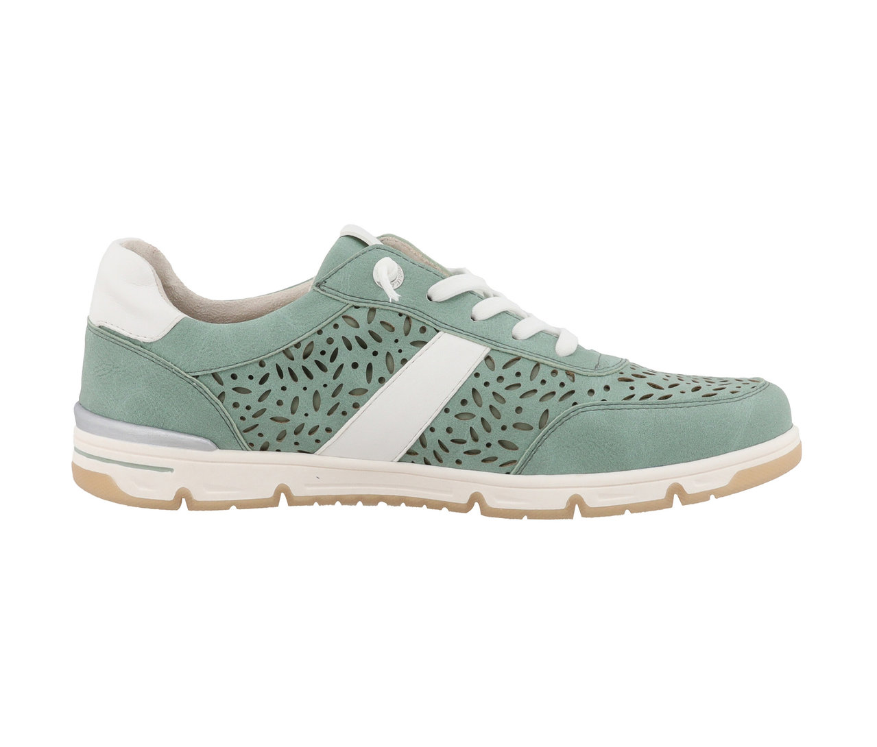 Seitenansicht des Romika Sneaker, PU mint.