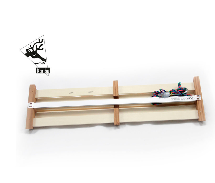 Karibu LED-Paneel »Espe« auf weißem Hintergrund.