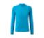 Neonblaues Langarm-Funktionsshirt.