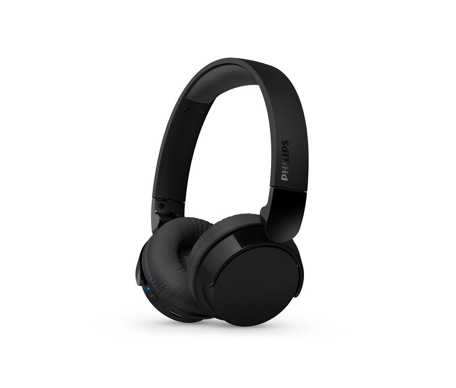 Schwarze Philips Bluetooth®-Kopfhörer »H3209« auf weißem Hintergrund.