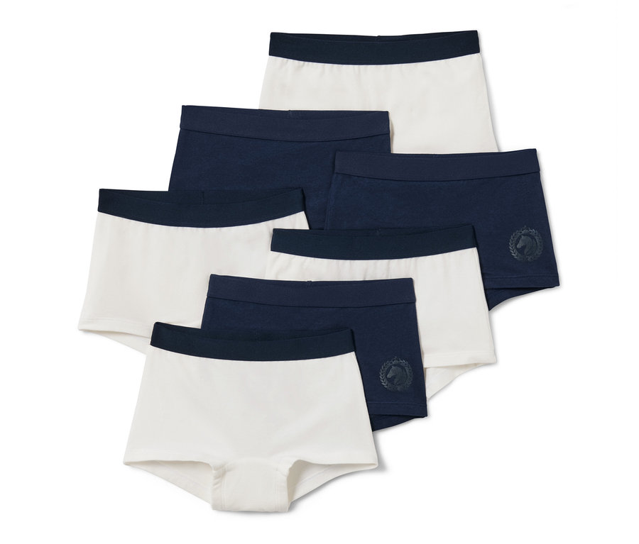 Sieben Kinder-Pantys.
