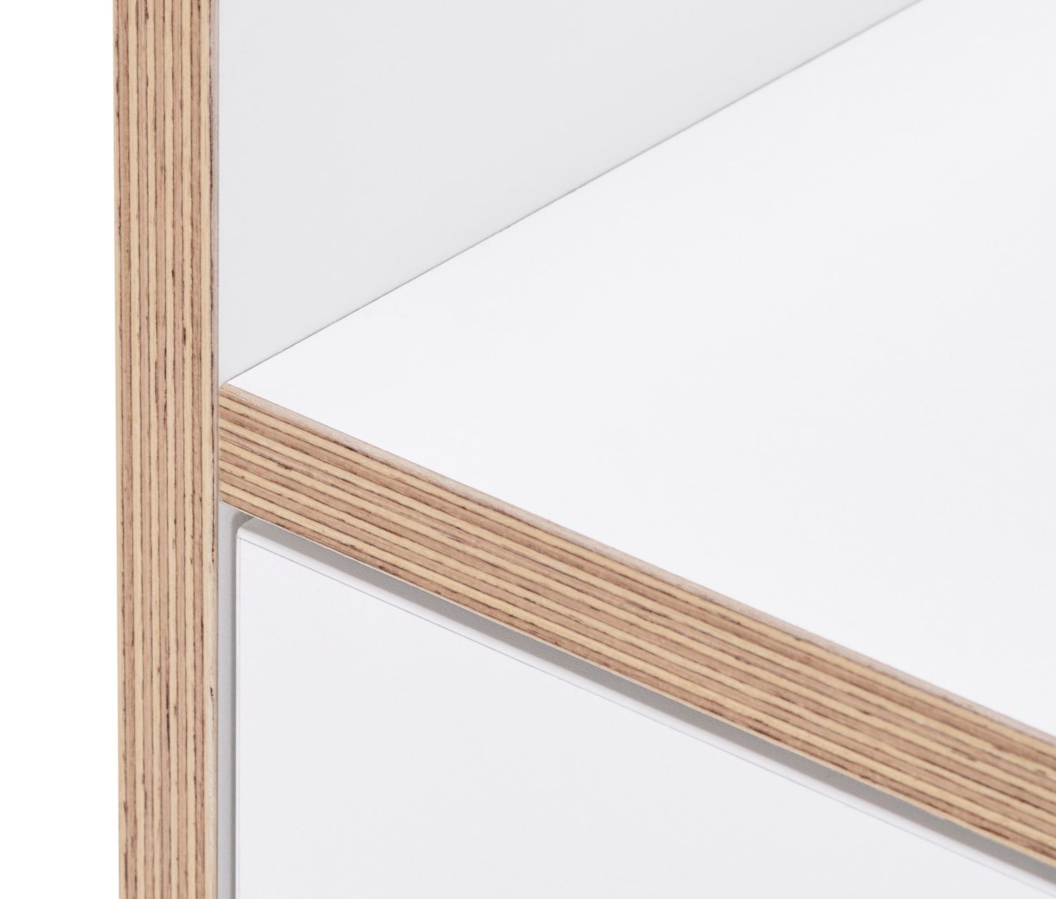 Thumbnail - Tchibo - Kleiner Büroschrank mit Furnierkante - 45x40x97cm - braun - Holz / Kunststoff