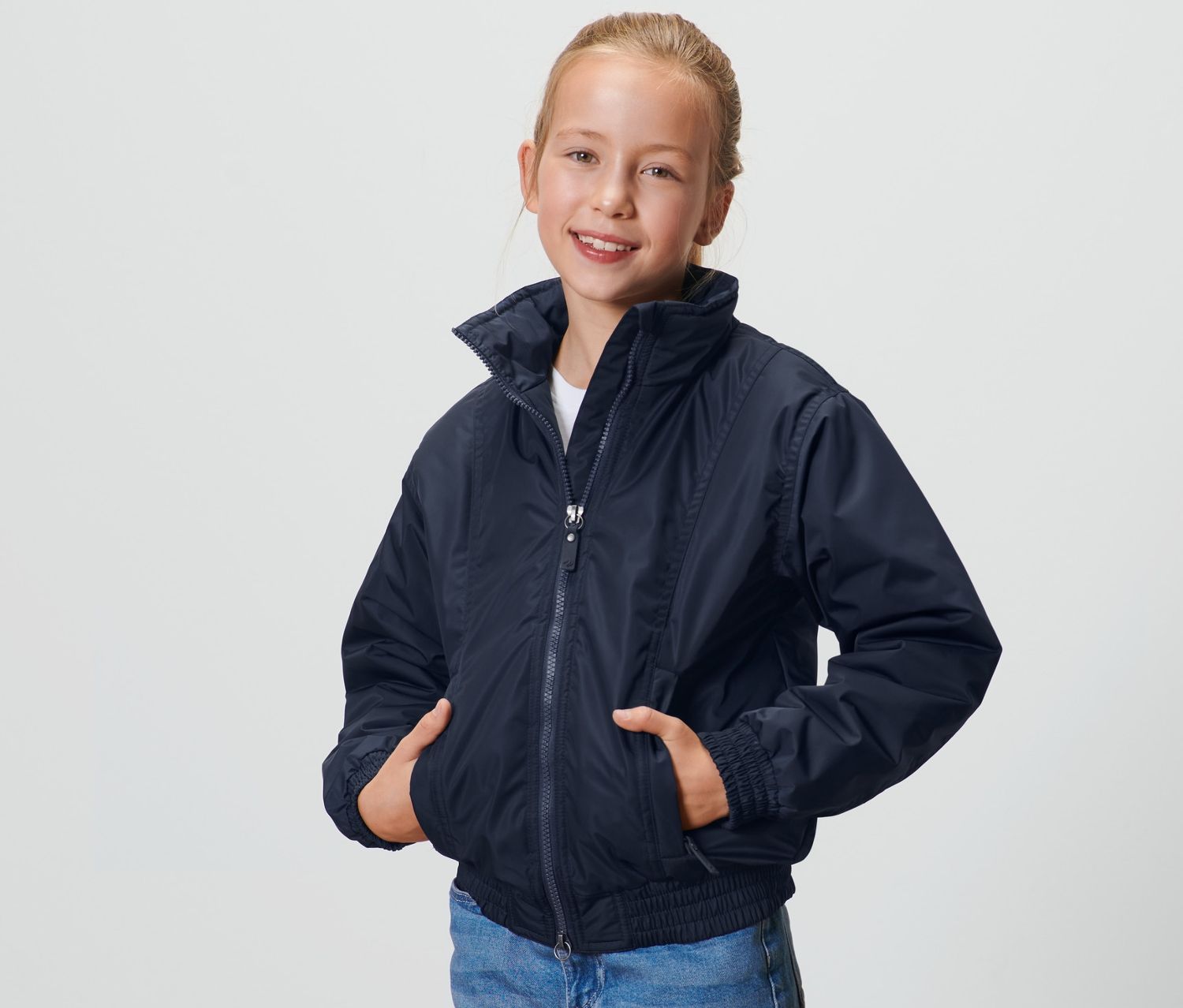 Thumbnail - Tchibo - Kinder-Blouson - Mädchen - Gr. 170/176 - dunkelblau