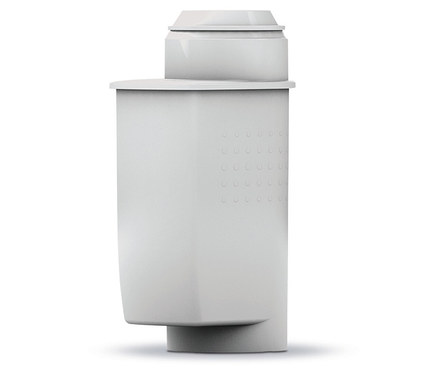 Weißer Brita Aqua Aroma Crema Filter.