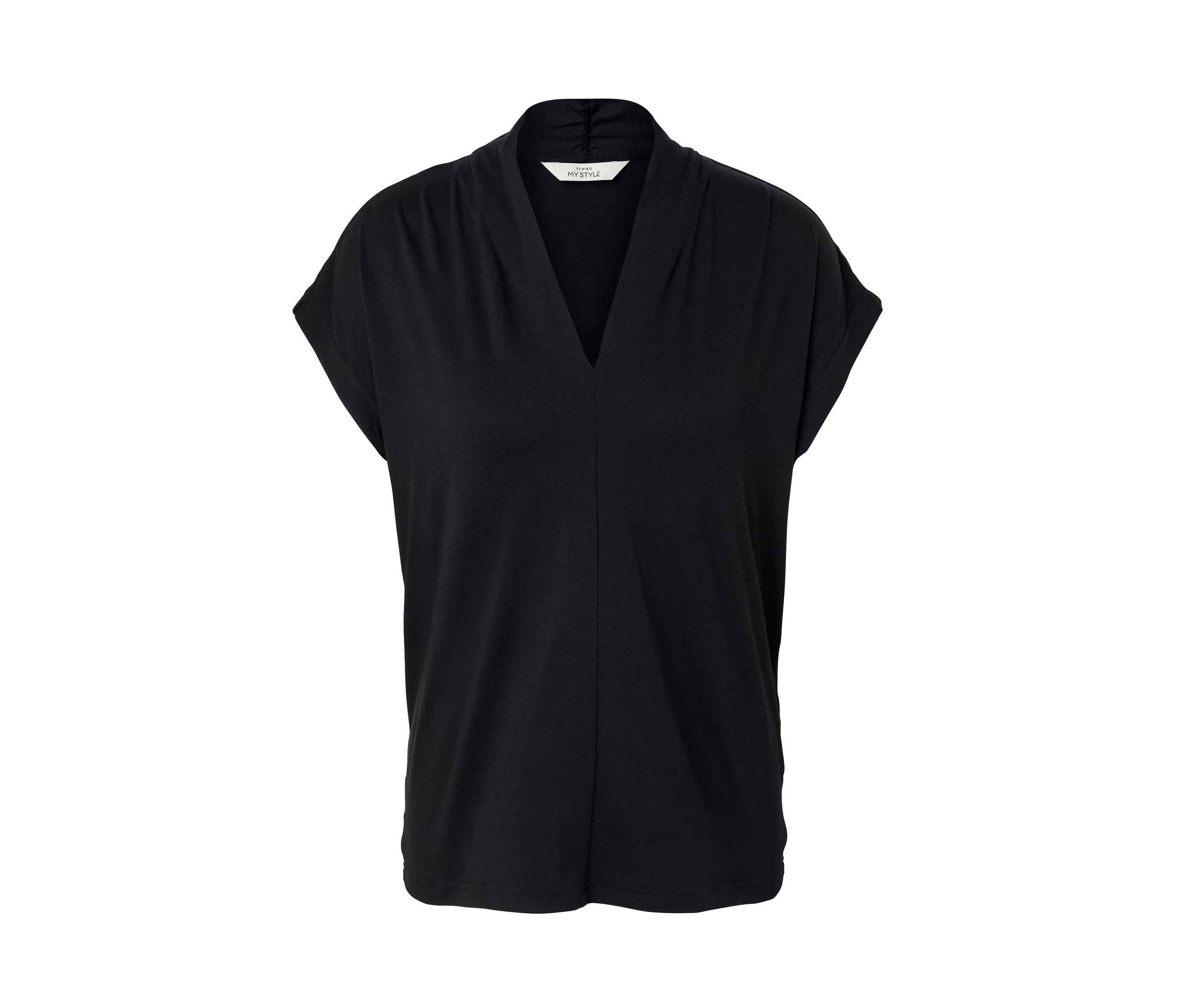 Tchibo - Blusenshirt mit V-Ausschnitt - Damen - Gr. XXL - schwarz