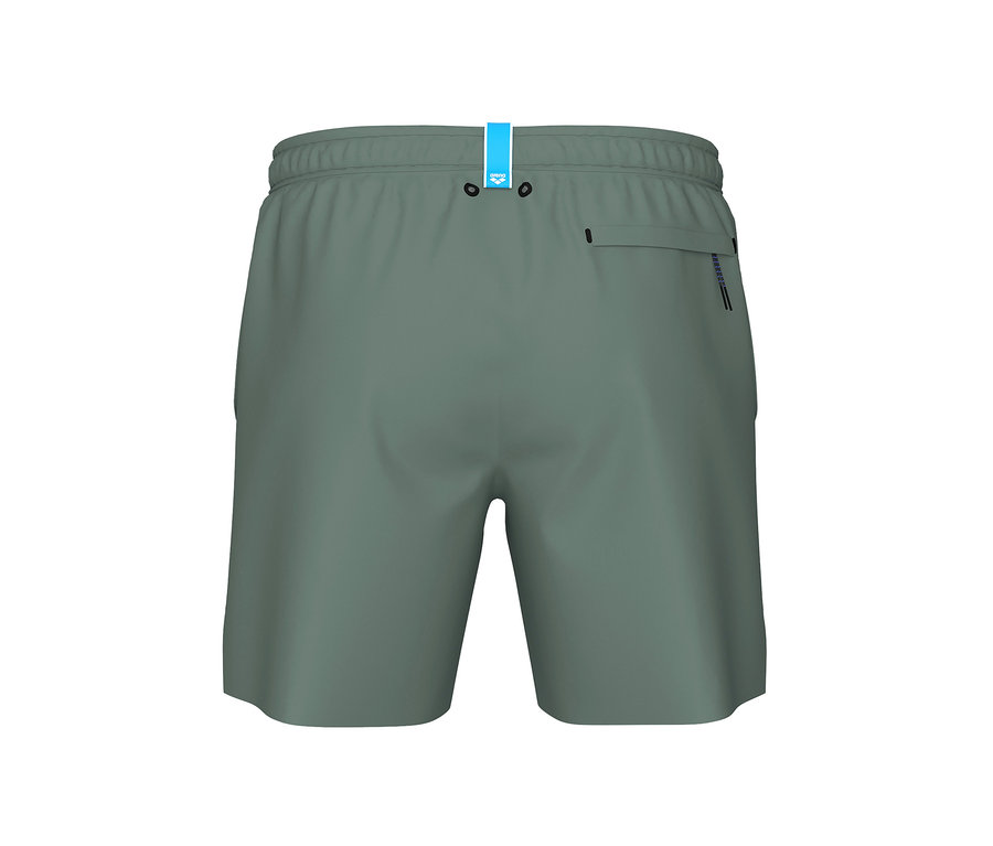 Rückansicht der grünen Arena Badeshorts Evo.