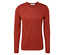 Ein brauner Strickpullover mit langen Ärmeln.