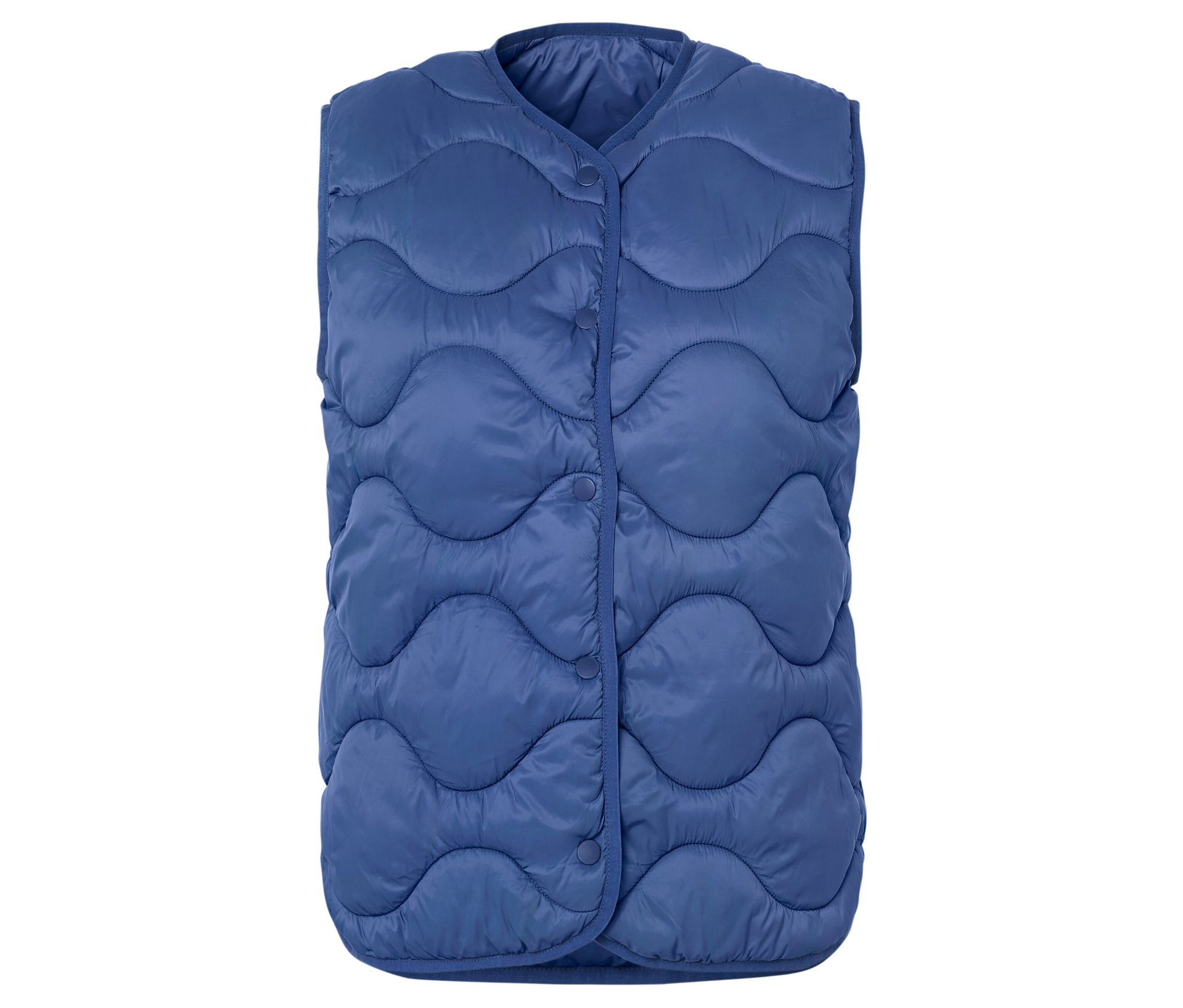 Steppweste - Damen - Gr. M - blau - blau